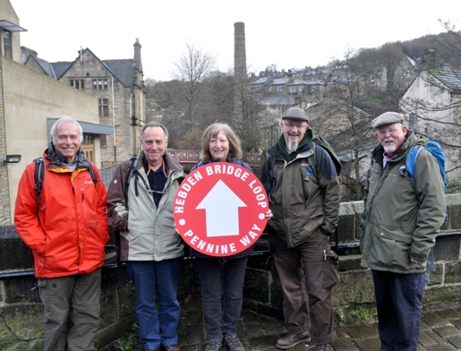 Launch of the Pennine Way loop