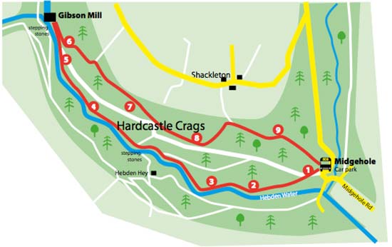 Walk 1 map